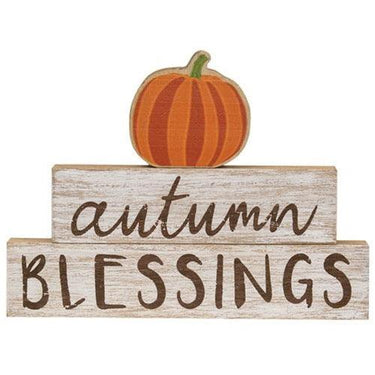 3 Set Autumn Blessings Pumpkin Stackers - The Fox Decor